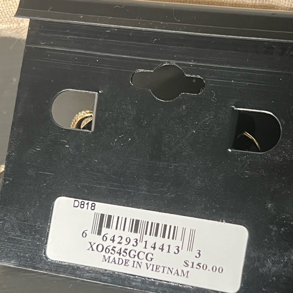 Adriana Orsini Gold Drop Earrings NWT - Picture 3 of 4